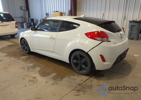 2013 Hyundai Veloster Base W/Gray from USA, damaged, VIN KMHTC6AD3DU084964